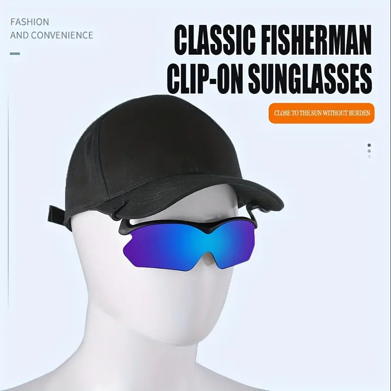 Clip Cap Sports Sunglasses